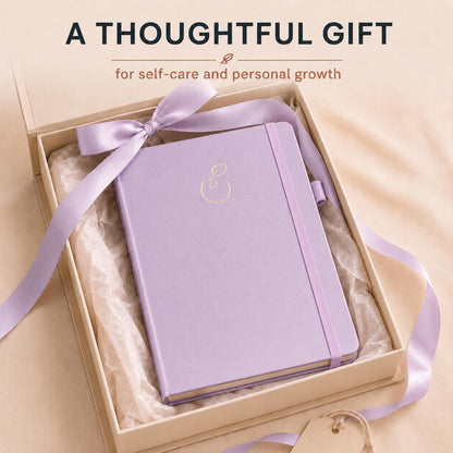 Life & Apples Daily Journal for Women, Guided with Prompts, Lavender
