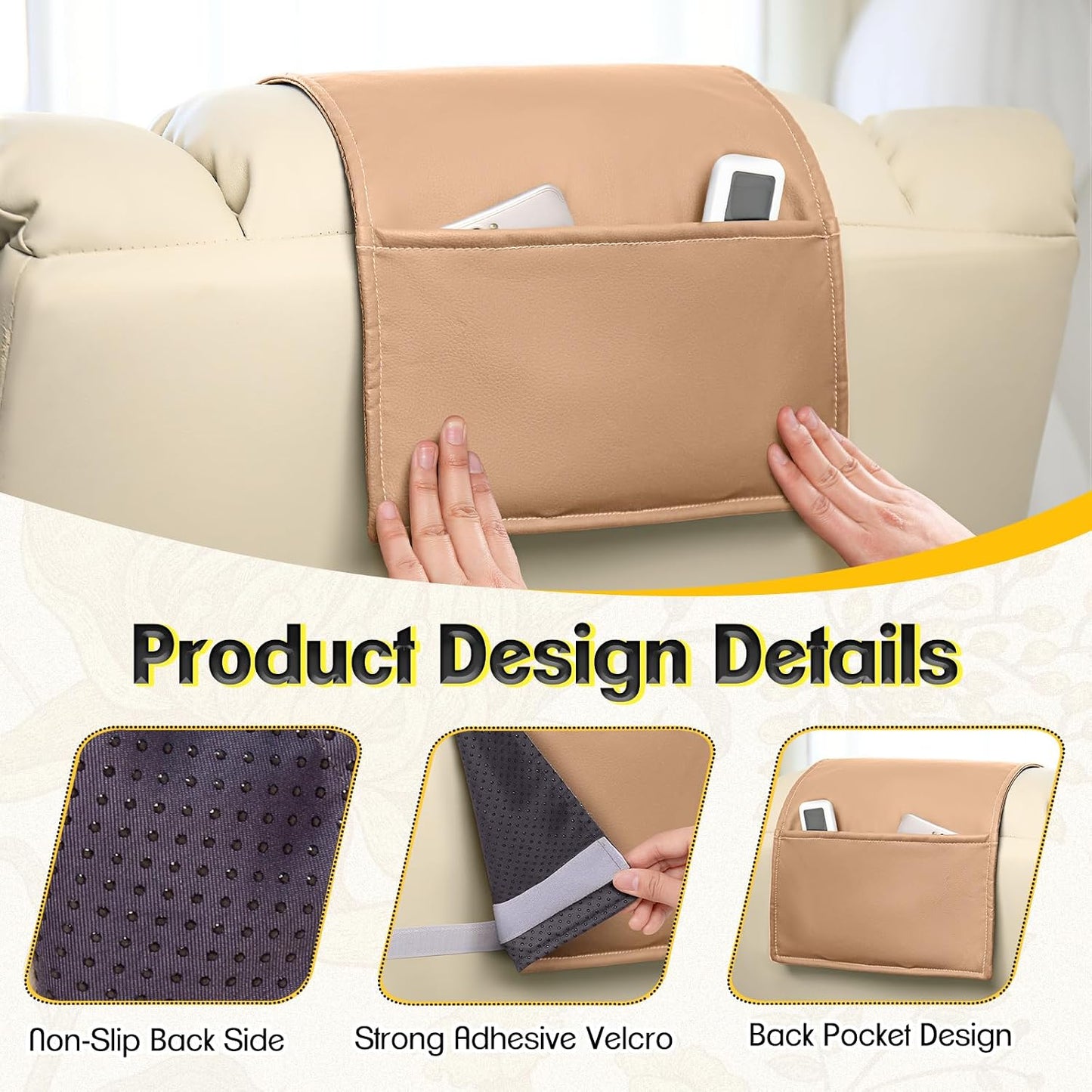 1 MIDDLE ONE Recliner Pillow, Memory Foam Head, Headrest and Neck Pillow for Recliner Chair, Small Neck Support for Office Chair (Grey)