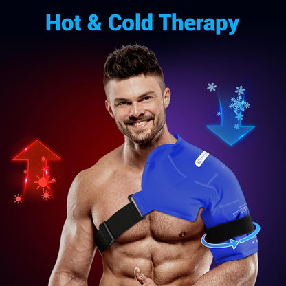 Comfytemp Shoulder Ice Pack, Rotator Cuff Cold Therapy Wrap (Large/X-Large)