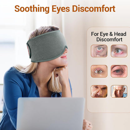 Comfytemp Heated Eye Mask for Dry Eyes, USB Wearable Eye Heating Pad