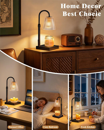 Hong-in Candle Warmer Lamp with Timer, House Warming Gifts New Home Decor