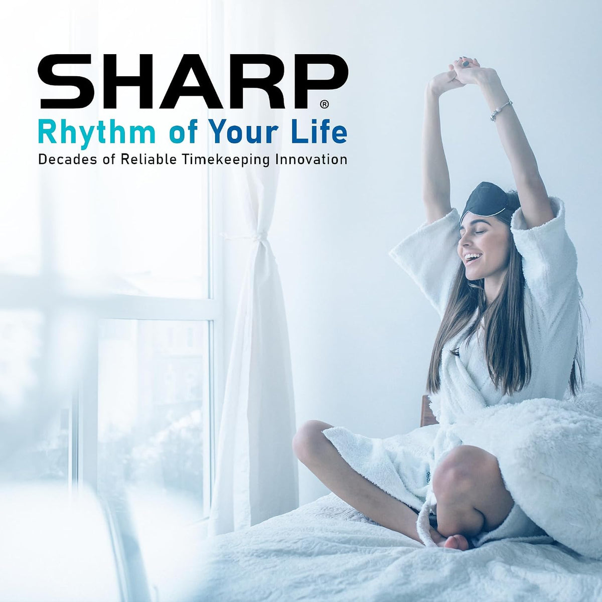 Sharp Big Bang 115dB Alarm Clock for Heavy Sleepers, Dual Alarms