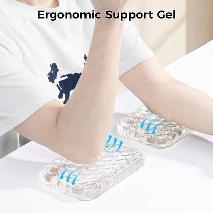 Ospelelf Ergonomic Elbow Pad, Gel Keyboard Wrist Rest Support for Office Desk Chair, Arm Wrist Pad for Typing Pain Relief