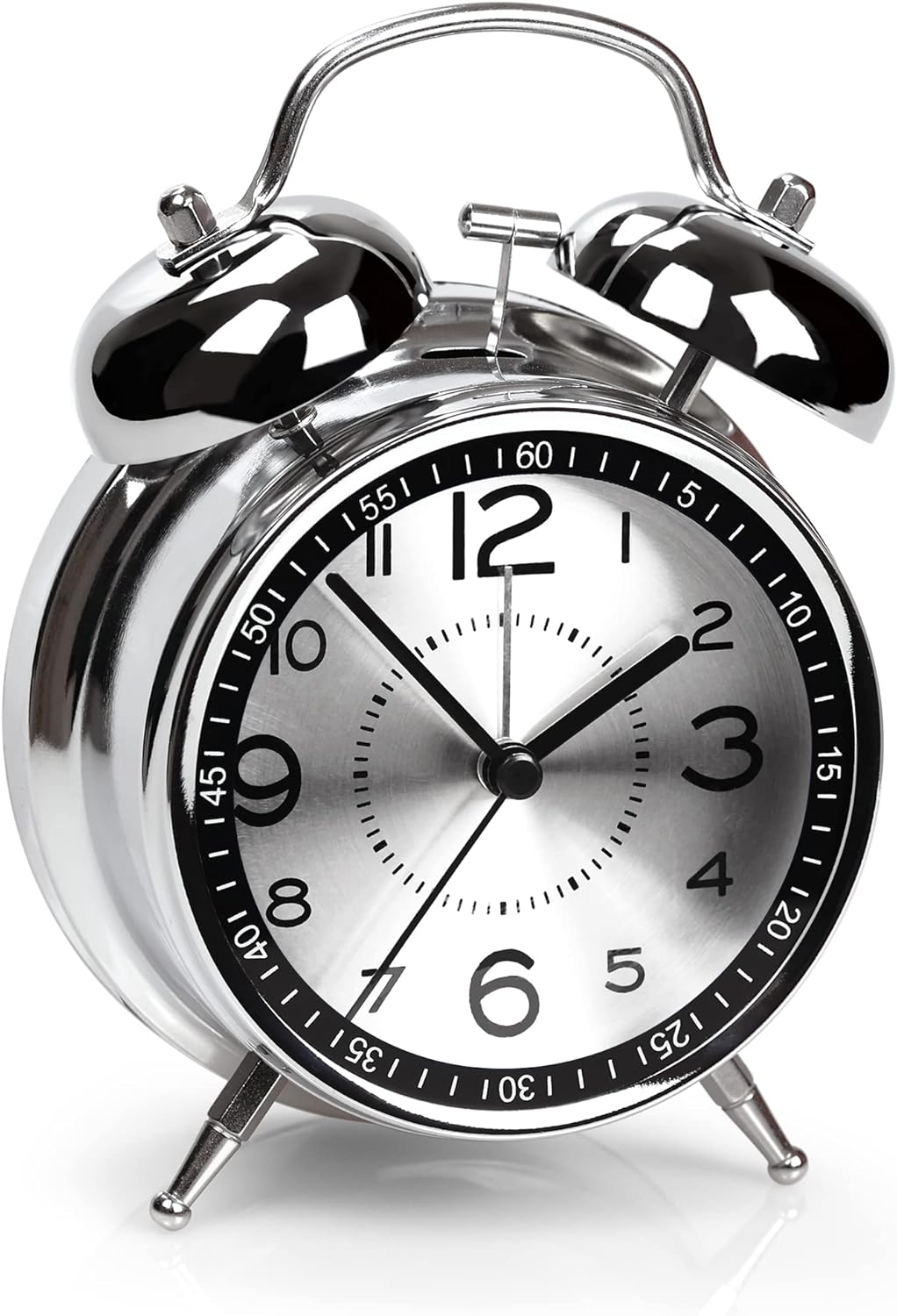 AYRELY® Super Loud Alarm Clock for Heavy Sleepers, 4.5 Inch Twin Bell Retro