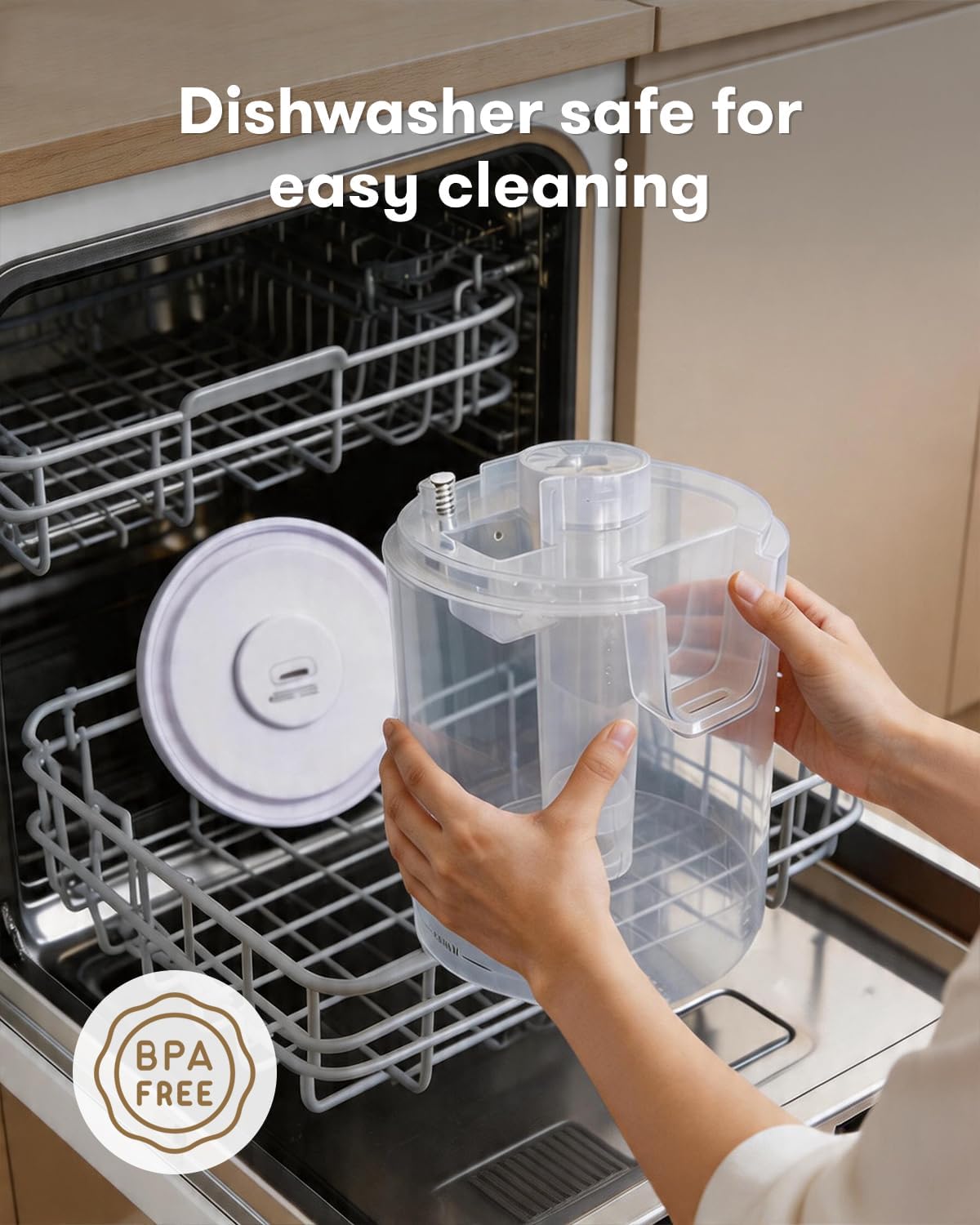 4L Humidifiers for Bedroom,Dishwasher Safe Design Easy Clean,White