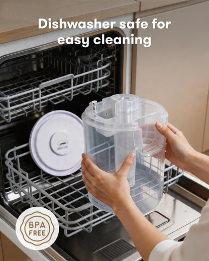 4L Humidifiers for Bedroom,Dishwasher Safe Design Easy Clean,White