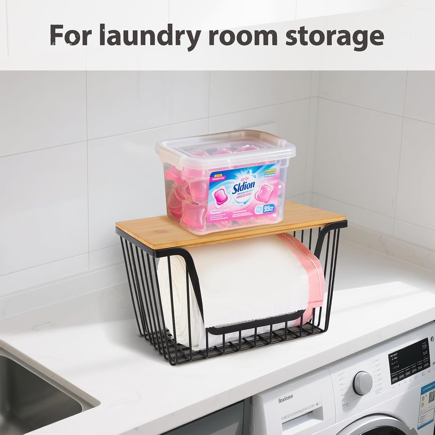 2 PACK Pantry Organizers and Storage, Stackable Onion Potato Bins | Large Wire Storage Basket, Breathable Design for Onion, Potato, Garlic, Fruit, Vegetables Fresh, Kitchen Pantry Storage