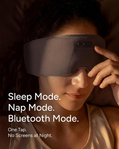 Sleenova SoundMask - Comfortable Audio Sleep Mask Built for Side Sleepers