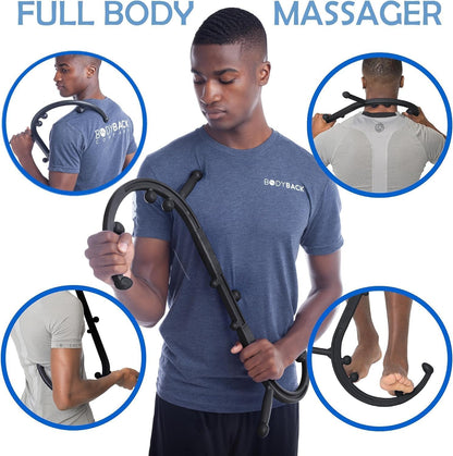 Body Back Buddy Classic Black & Foot Star® Massager Bundle for Pain Relief | FSA Eligible Massage Bundle For Trigger Point Therapy, Deep Tissue, Myofascial Release, Muscle Recovery & Full Body Relief