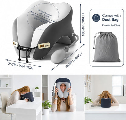Knee Pillow for Side Sleepers, Alignment Pillow for Side Sleepers, Relief Hip & Sciatica Pain, Nourial Pillow Between Legs for Pregnant Women and Seniors (Grey)