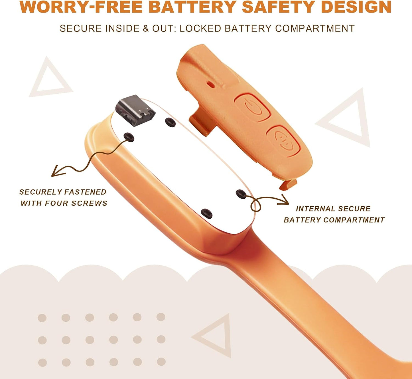 Rechargeable Kids Book Light, Cute Bookmark Reading Light for Kids, Dimmable Portable LED Book Light for Reading in Bed, Eye-Caring Bedtime Reading Lamp for Children & Travel, Brown