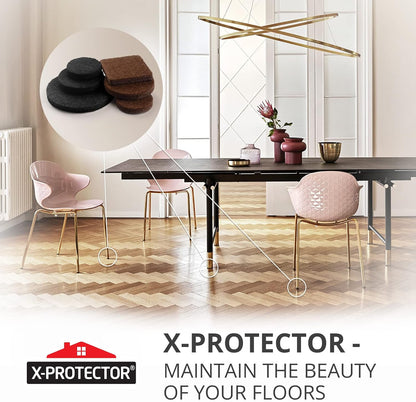 Felt Furniture Pads X-PROTECTOR 235 PCS Premium Furniture Pads - Felt Pads Furniture Feet Best Wood Floor Protectors - Protect Your Hardwood & Laminate Flooring! | Furniture Feet Best Wood Floor Protectors - Protect Your Hardwood & Laminate Flooring!