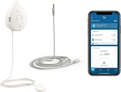 Moen 920-005 Flo Smart Water Leak Detector, White, 3-Pack