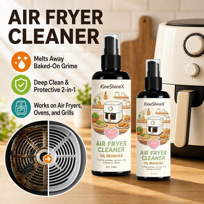 2-in-1 Air Fryer Cleaner and Degreaser Spray, Powerful Kitchen Degreaser Foam Spray, Fast and Powerful Oil-RemovingSpray, Multi-Use DegreaserSpray for Grill, Oven, Home Kitchen