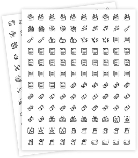 Andaz Press Colorful 7 Days of Week Stickers, Day Week Calendar Stickers for Adults Planner Day Dots Food Labels for Food Containers Date Calendar Planner Stickers Week Day Sticker Labels, 480-Pack