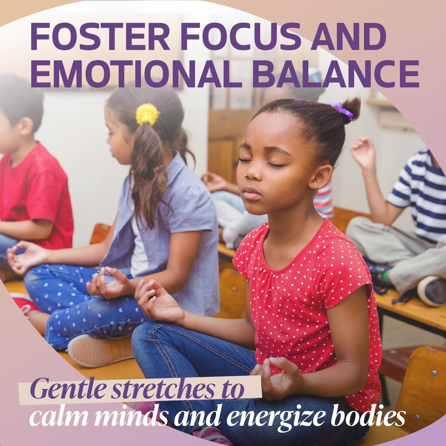 Chair Yoga Poses Cards for Kids: Movement or Brain Breaks in Classroom, Meditation, Somatic Play Therapy, Breathing Exercise, or for Social Emotional Learning Activities and Test-Taking Strategies