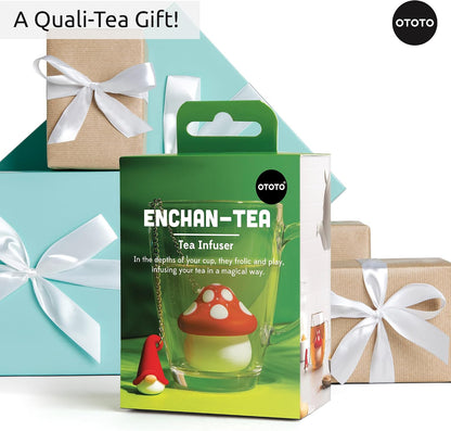 Cute Tea Infuser by OTOTO - Loose Leaf Tea Steeper, Tea Accessories, Tea Diffusers, Tea Infuser for Loose Leaf Tea, Tea Strainers, Cute Gifts, Tea Gift Set, Kitchen Gifts, Cooking Gadgets