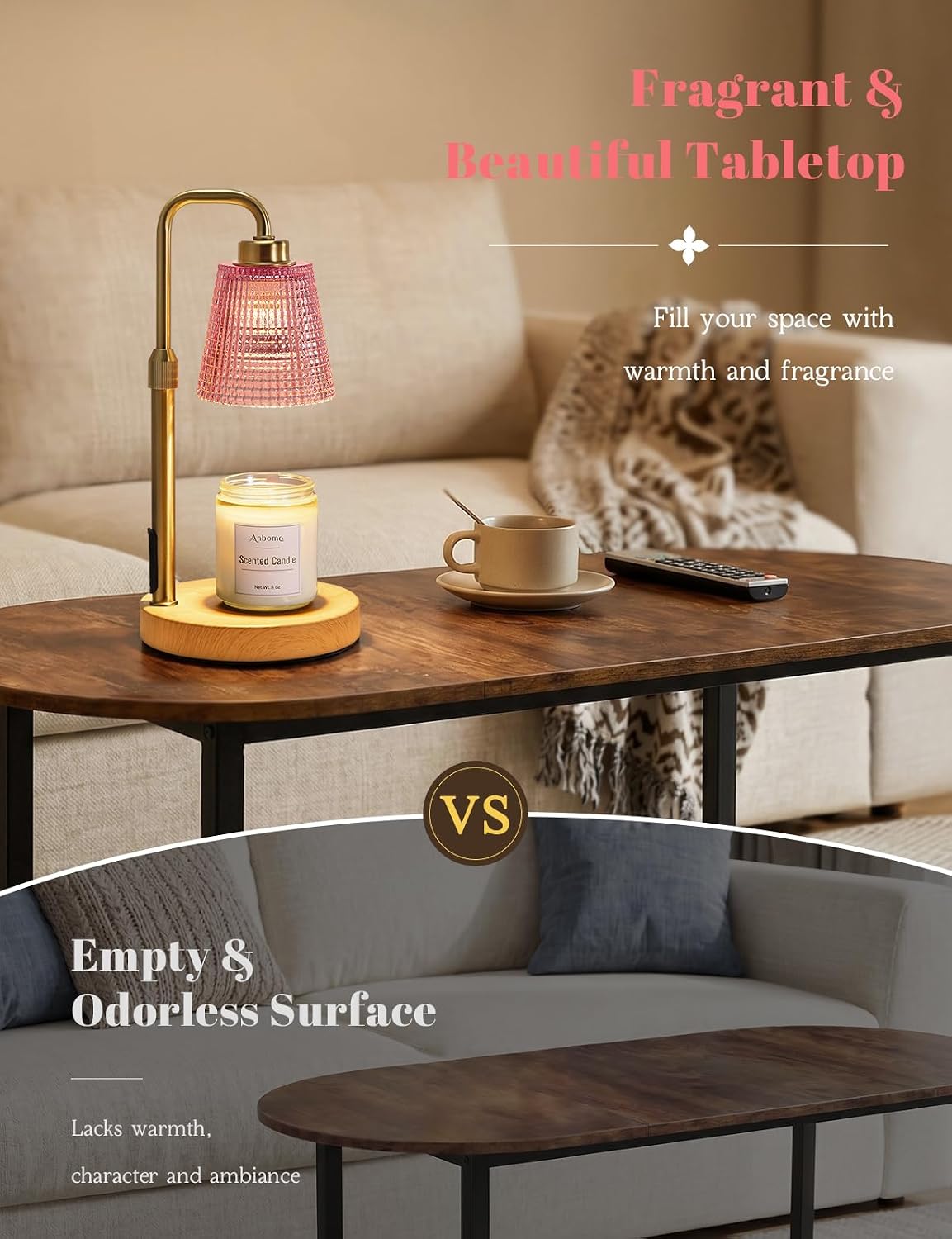 Candle Warmer Lamp with Timer, Birthday Gifts for Women, Ideal Fall Decor