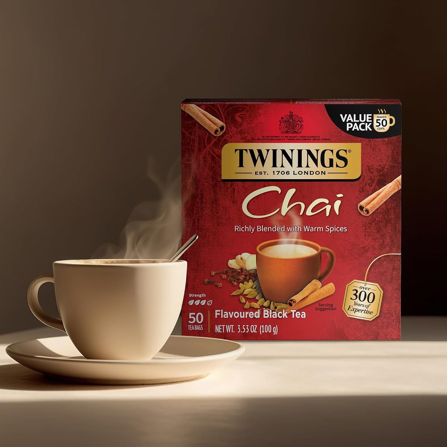 Twinings Mango & Pineapple Herbal Tea Individually Wrapped Bags, 20 Count (Pack of 1), Naturally Caffeine-Free, Enjoy Hot or Iced, 20 Teabags