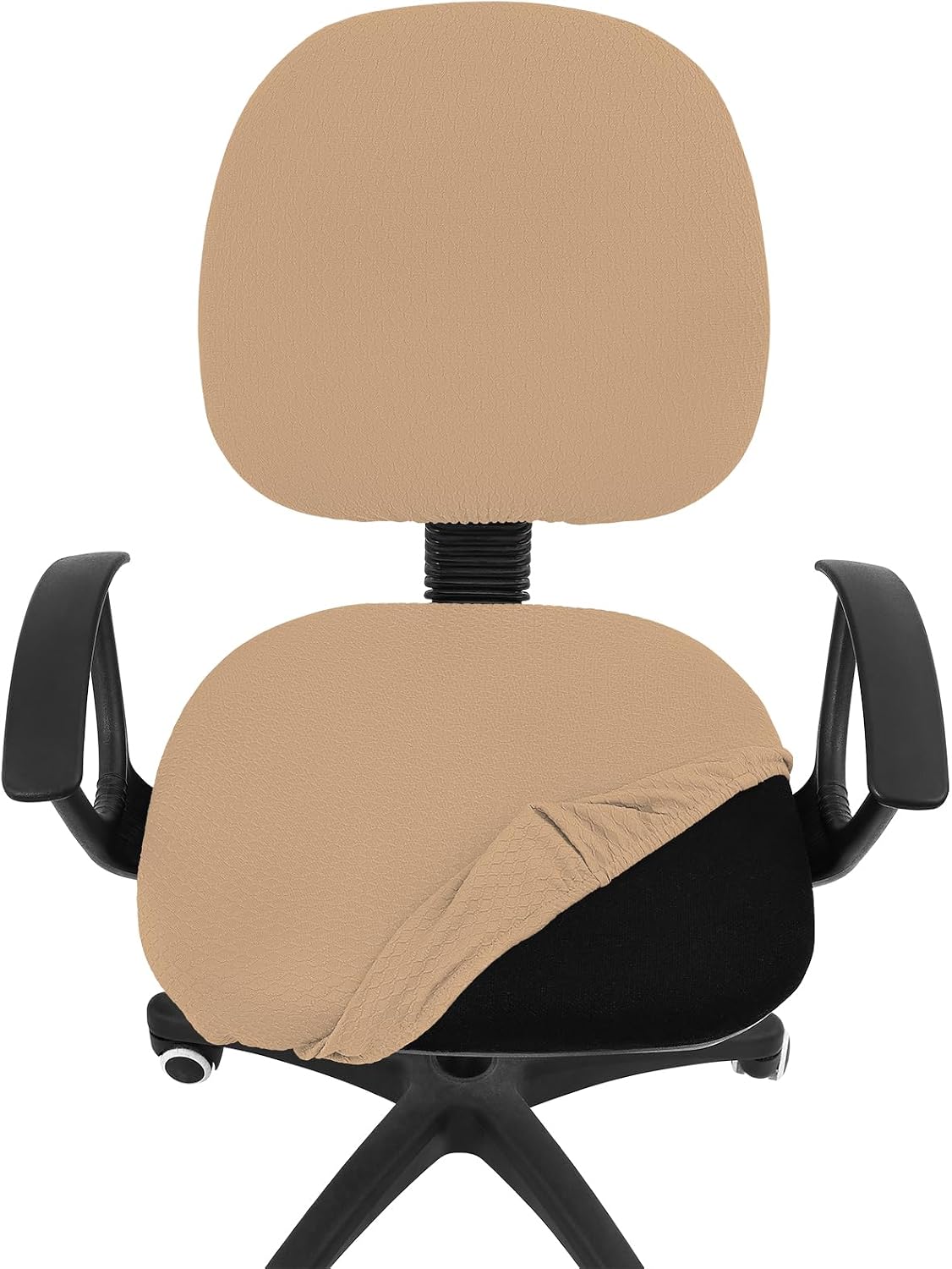 Smiry Office Computer Chair Armrest Covers, 2PCs Anti-dust Arm Rest Pad | Removable Washable Desk Chair Arm Pad Covers, Grey