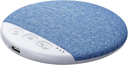 Bluetooth Pillow Speaker, Sleep Pillow Speaker for Sleeping – Mini Bone Conduction Sleep Aid with Stereo Bass with White Noise, Private Sleep Headphones for Adult Kids (Blue)