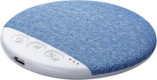 Bluetooth Pillow Speaker, Sleep Pillow Speaker for Sleeping – Mini Bone Conduction Sleep Aid with Stereo Bass with White Noise, Private Sleep Headphones for Adult Kids (Blue)