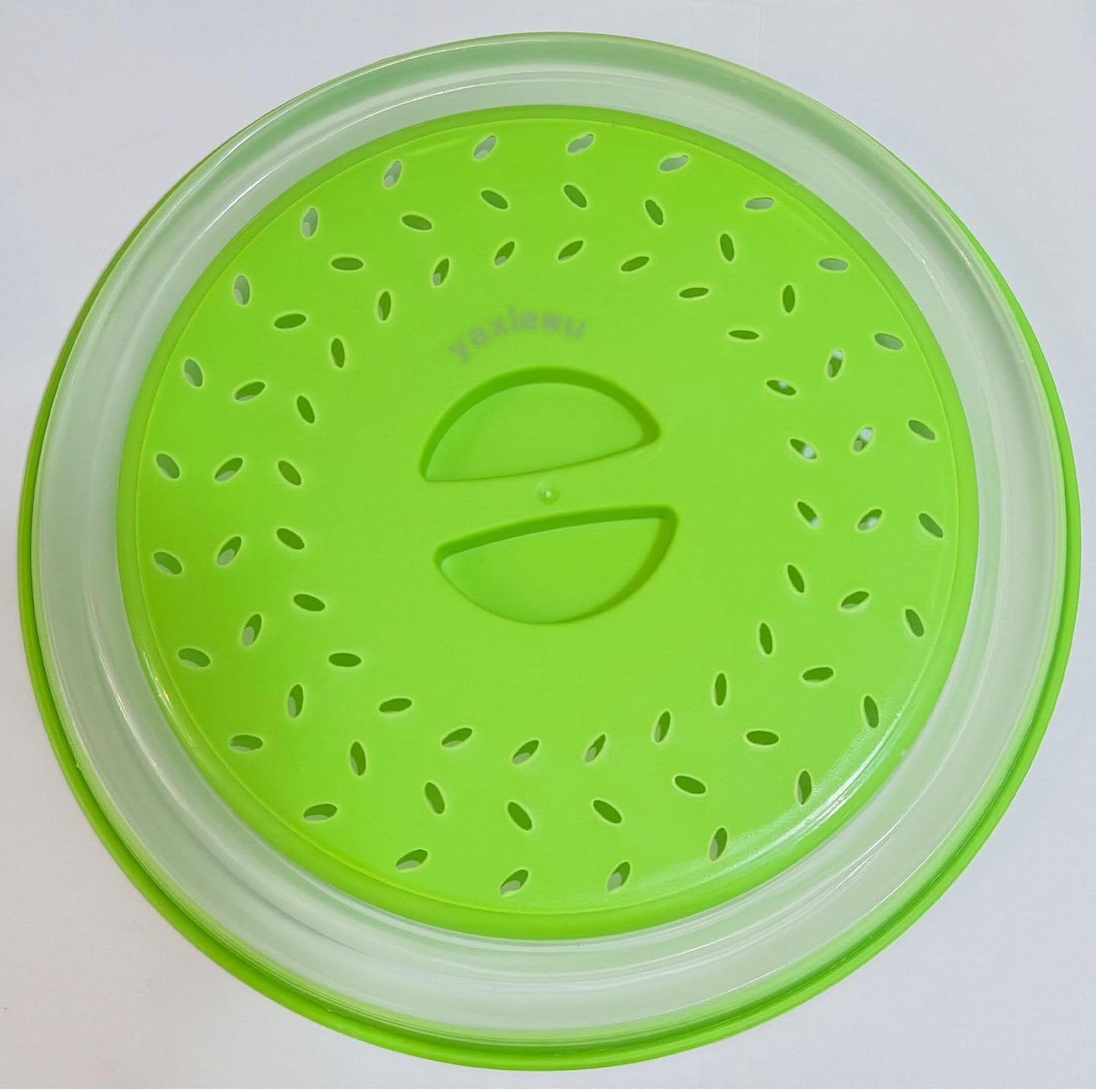 10.5 Inch Collapsible Microwave Splatter Cover, Dishwasher-safe, Microwave Plate Cover With Steam Vent，BPA-Free Silicone & Plastic (Dark pink)
