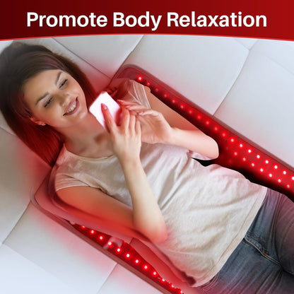 Comfytemp Red Light Pad for Body, 14.4'' x 6.1'', 660nm & Invisible 850nm