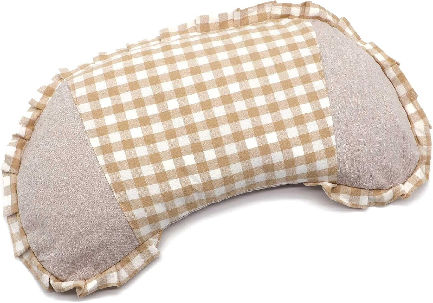 Buckwheat Cervical Neck Roll Pillow,17.7"x5.9" Firm Support Neck Bolster with Washable Cover, Adjustable Hard Cylinder Round Pillow with Buckwheat Hulls, for Office Lunch Breaks Sleeping,Pink