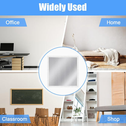 4 Pcs 12 Inch Drywall Repair Kit Self Adhesive Mesh Drywall Repair Patch Set with Scraper Heavy Duty Metal Dry Hole Patch Tools for Large Holes Wall Ceiling Tool(Scraper and 2 Pcs Sandpaper)