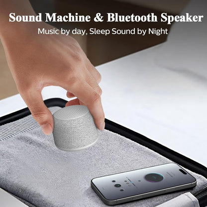 REACHER Travel White Noise Sound Machine, Small Bluetooth Speaker for Sleep