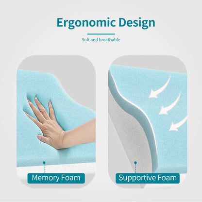 Lumbar Support Pillow for Recliner - Backrest for relieving lower back pain