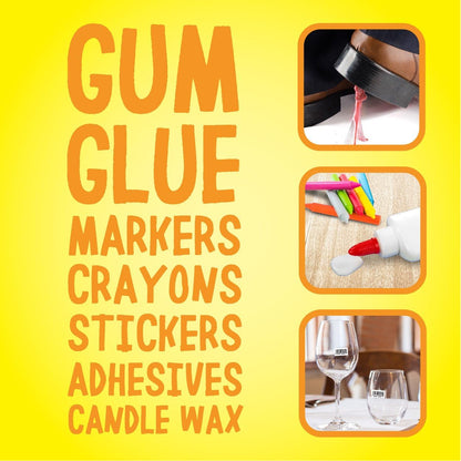 Goo Gone Spray Adhesive Remover Gel, 6 Pack, Removes Glue, Stickers, Tape Residue, Grease, Gum & Wax, Adhesive Spray with Citrus Cleaning Power for Hard Surfaces, Carpets & Fabrics
