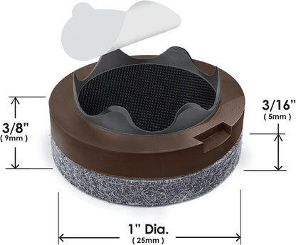 Slipstick Gorilla Felt Furniture Pads (189 Piece Variety Pack) Premium Furniture Pads & Chair Leg Floor Protectors for Hardwood Floors & Hard Surfaces