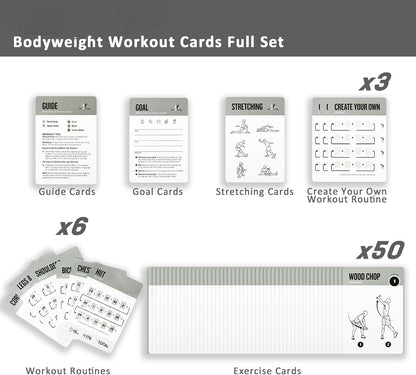Half Balance Ball Workout Cards, 62 Exercises Cards Deck Large Size 5" x 3.5" Fitness Cards for Women & Men, Beginner Fitness Guide to Training Exercises at Home or Gym