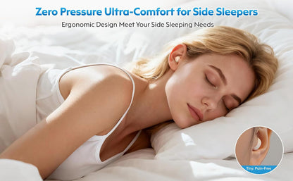 Mini Invisible Sleep Earbuds Wireless Bluetooth for Side Sleeper Small Ears