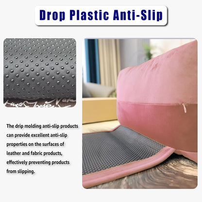 Adjustable Headrest Pillow for Recliners and Armchairs - Non-Slip Velvet Cushion for Neck Support and Pain Relief (Gray)