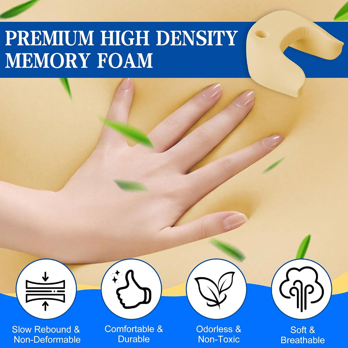 Reading Pillow for Gaming, Ergonomic Memory Foam Lap Desk Pillow
