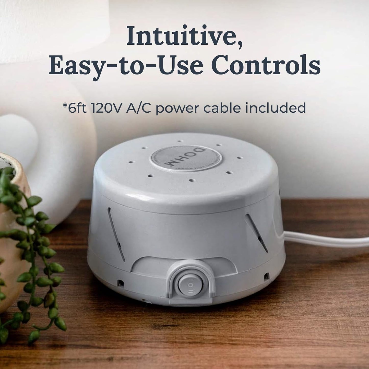 Yogasleep Dohm Classic (White) The Original White Noise Sound Machine, Soothing Natural Sounds from a Real Fan, Sleep Therapy for Adults & Baby, Noise Cancelling for Office Privacy & Meditation