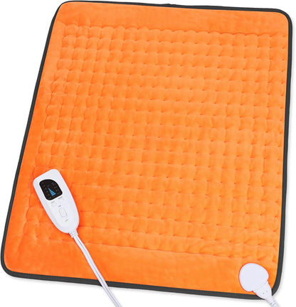 Heating Pad,Heated Blanket,Heating Pad for Back Neck,Grey,24x12 Inch | Electric Heating Pad,Dry/Moist Heat Heating Pads,Heating Pads for Shoulder,Abdomen,Heat Pad for Women Men,Birthday Gift