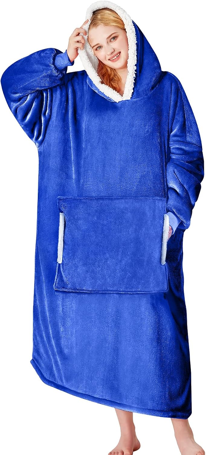 yescool Wearable Blanket Hoodie as Christmas Birthday Gifts for Women Mom - Colors A
