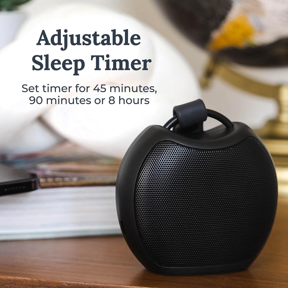 Yogasleep Rohm Portable White Noise Sound Machine, 3 Soothing Natural Sounds with Volume Control, Sleep Therapy For Adults, Kids & Baby, Noise Cancelling for Office Privacy & Meditation, Registry Gift