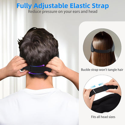 3D Sleep Mask with Bluetooth Headphones, Adjustable Bluetooth Eye Mask