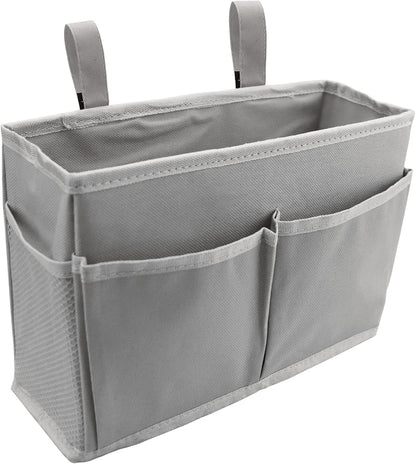 Sugaroom Bedside Storage Caddy, Bunk Bed Organizer Bed Storage Pocket Bedside Organizer Hanging Bed Storage Caddy for College Dorm Room, Hospital Bed Rails, Baby Bed, Camp