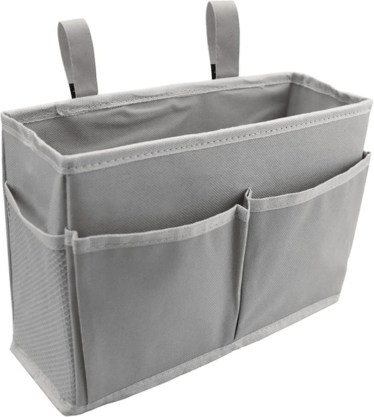 Sugaroom Bedside Storage Caddy, Bunk Bed Organizer Bed Storage Pocket Bedside Organizer Hanging Bed Storage Caddy for College Dorm Room, Hospital Bed Rails, Baby Bed, Camp