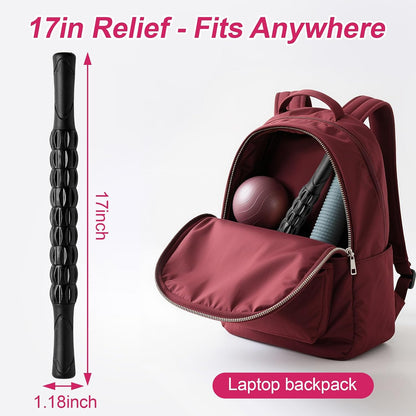 ZanLLW Massage Roller, Muscle Roller Stick, Neck Massager Roller, Therapy Stick for Legs, Calf, Thigh, Lipo Roller for Muscle Relief, Massage Rolling Pin for Trigger Points, Help Sore Muscle Recovery