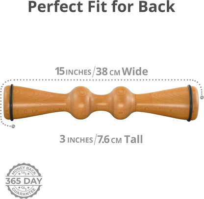 Body Back Wooden Back Roller Back Cracker for Pain Relief & Muscle Recovery