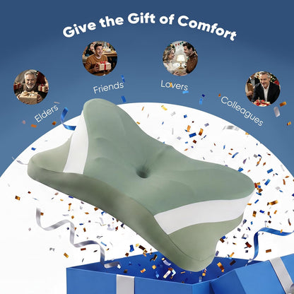 Sweetcrispy Cervical Pillow for Neck Pain Relief, Cooling Memory Foam