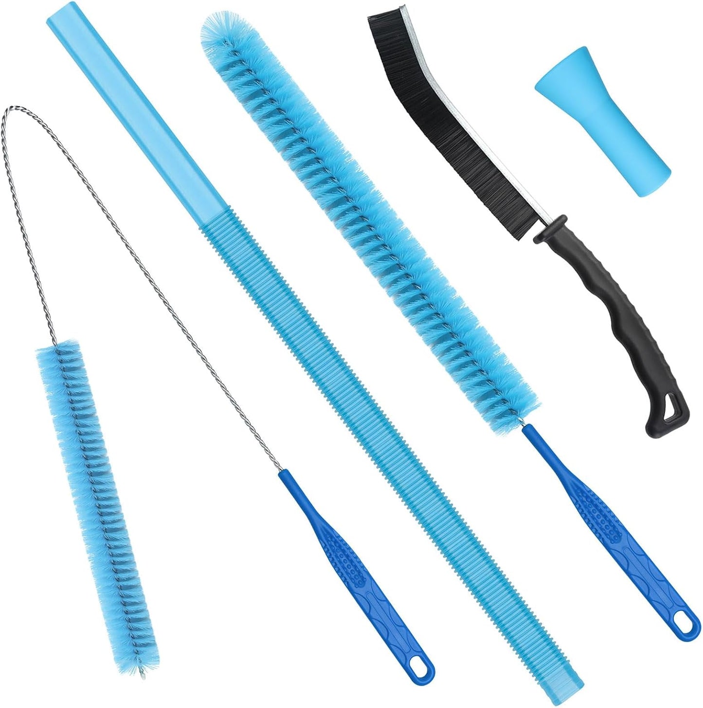 4 Pack Dryer Vent Cleaner Kit,Dryer Lint Vacuum Attachment,Flexible Hose & Brush Set for Dryer Vent Cleaning, Universal Shop Vac Accessories, Lint Trap Cleaner & Home Cleaning Tools