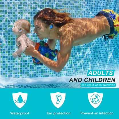 Silicone Ear Plugs for Sleeping Swimming,Reusable Moldable Noise Cancelling Earplugs for Shooting Range, Swimmers, Snoring, Airplanes, Travel, Work, Studying, (16-Pillows) (White, Medium)